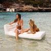 Luxe Lie-On Lounger: Casa Blanca, White - Pool Floats - 5