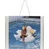 Kids Ride-On Float: Sid The Seagull, Blue Stripe - Pool Floats - 2