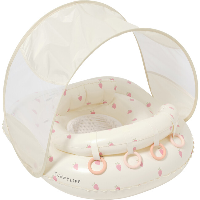 Interactive Baby Float: Strawberry Sunshine, Pink - Pool Floats - 1