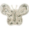 Kids Lie-On Float: Butterfly Cotton Candy, Clear Glitter - Pool Floats - 1 - thumbnail