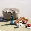 Large Picnic Basket: Le Weekend Natural, Beige - Baskets & Bins - 5