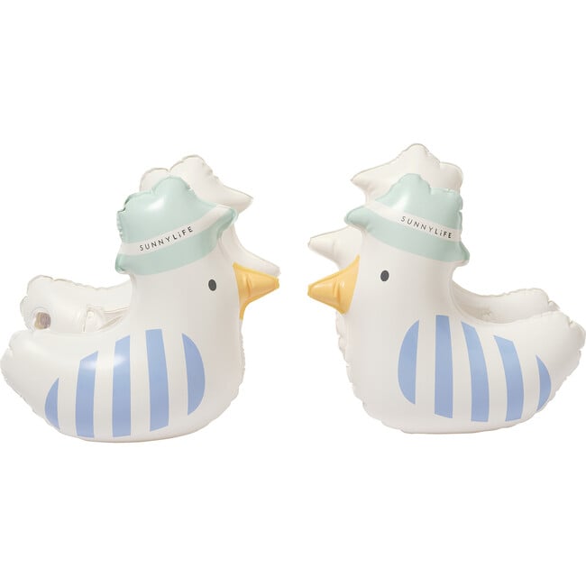 Inflatable Arm Bands: Sid The Seagull, Blue Stripe
