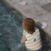 Kids Swim Vest: 3/6 - Sid The Seagull, Mustard Stripe - Pool Floats - 5