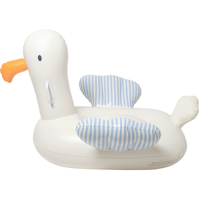Kids Ride-On Float: Sid The Seagull, Blue Stripe - Pool Floats - 4