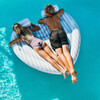 Lie-On Twin Float: Stole My Heart, Pink Stripe - Pool Floats - 6