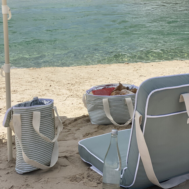 Light Cooler: Bag - La Palma, Sage Stripe - Lunchbags - 6