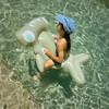 Kids Lie-On Float: Salty The Shark, Khaki - Pool Floats - 4