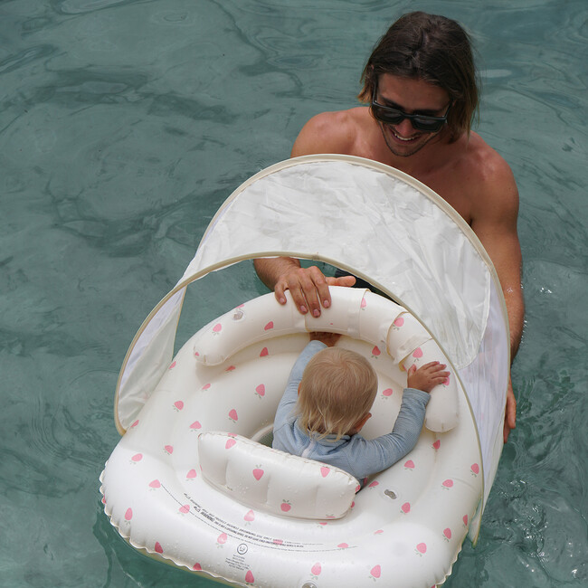 Interactive Baby Float: Strawberry Sunshine, Pink - Pool Floats - 5