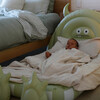 Kids Sleepover Bed: Monster, Sage - Beds - 6