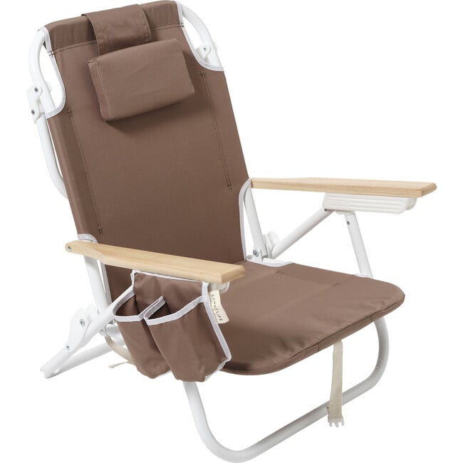 Deluxe Beach Chair: Rustico Driftwood, Brown