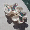 Inflatable Arm Bands: Cotton Candy, Clear Glitter - Pool Floats - 4