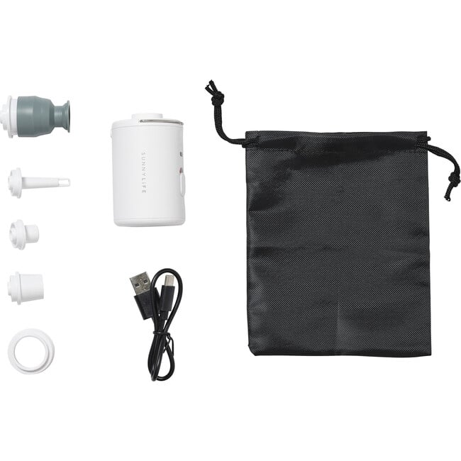 Electric Air Pump: Universal, White - Outdoor Games - 3