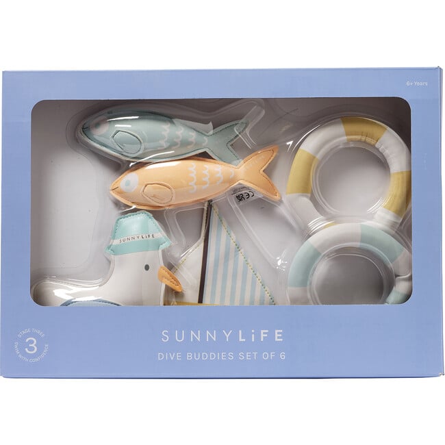 Dive Buddies: Sid The Seagull - 6pk, Multi - Water Toys - 3
