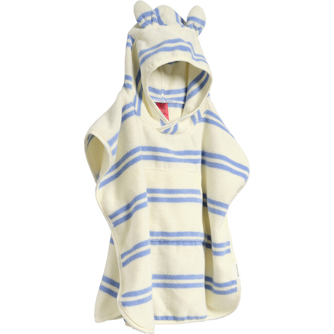 Character Hooded Towel: Sid The Seagull, Blue Stripe