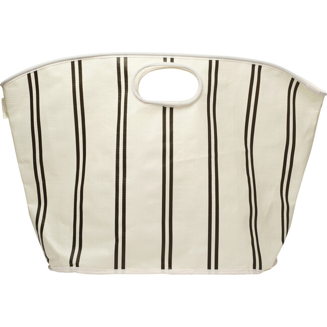 Carryall Beach Bag: Casa Tunisa, Black Stripe