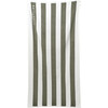 Beach Towel: The Vacay, Olive Stripe - Towels - 1 - thumbnail