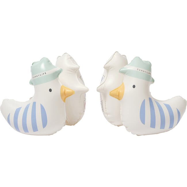 Inflatable Arm Bands: Sid The Seagull, Blue Stripe - Outdoor Games - 5