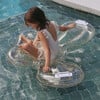 Kids Lie-On Float: Butterfly Cotton Candy, Clear Glitter - Pool Floats - 6