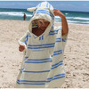 Character Hooded Towel: Sid The Seagull, Blue Stripe - Towels - 3