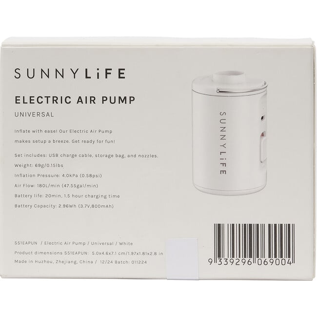 Electric Air Pump: Universal, White - Outdoor Games - 5