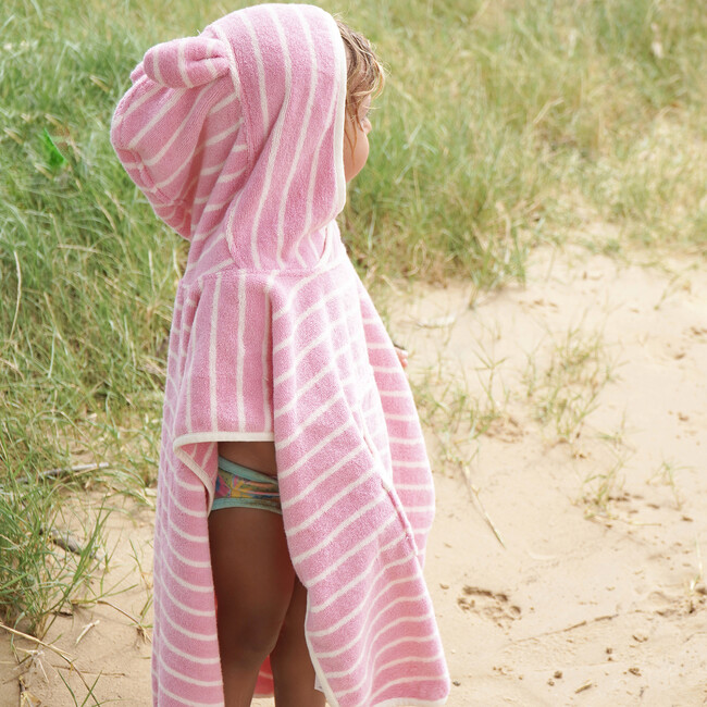 Character Hooded Towel: Cotton Candy, Pink Stripe - Towels - 3