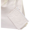 Carryall Beach Bag: Lazy Days, Pink Stripe - Bags - 3