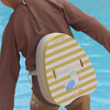 Bubble Back Float: Sid The Seagull, Mustard Stripe - Pool Floats - 3