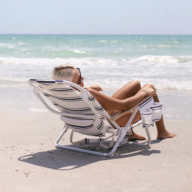 Deluxe Beach Chair: Casa Fes, Black Stripe - BEACH TOYS - 6