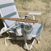 Deluxe Beach Chair: La Palma, Sage Stripe - Accent Seating - 6