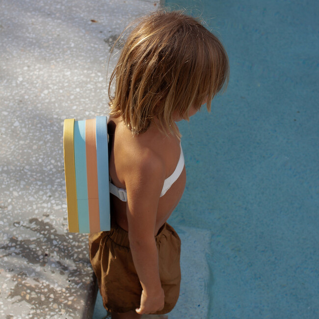 Bubble Back Float: Sid The Seagull, Mustard Stripe - Pool Floats - 5