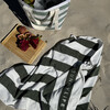 Beach Towel: The Vacay, Olive Stripe - Towels - 6