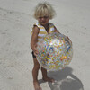 3D Inflatable Beach Ball: Sid The Seagull, Blue Stripe - Outdoor Games - 4