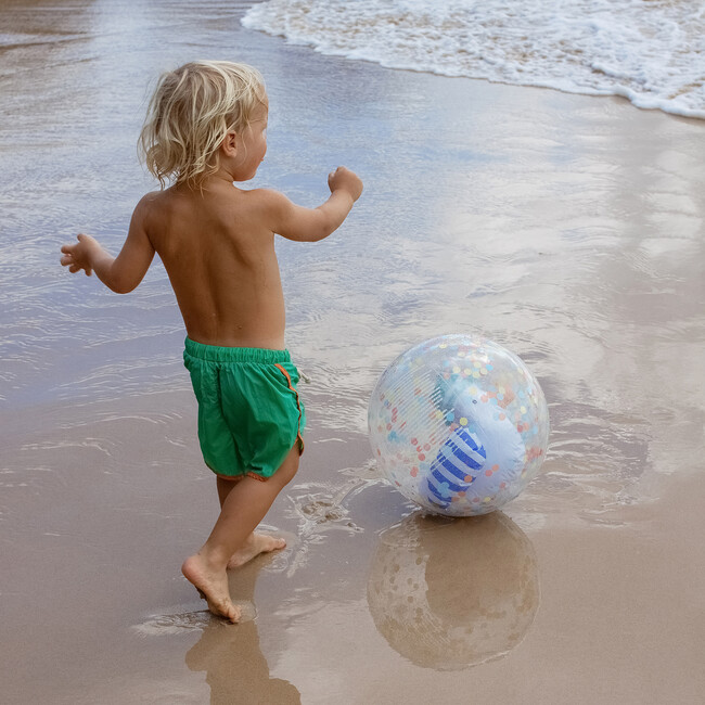 3D Inflatable Beach Ball: Sid The Seagull, Blue Stripe - Outdoor Games - 6