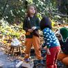 From One To Another Snug Knit Hooded Button-Up Cardigan, Fern Green - Cardigans - 2