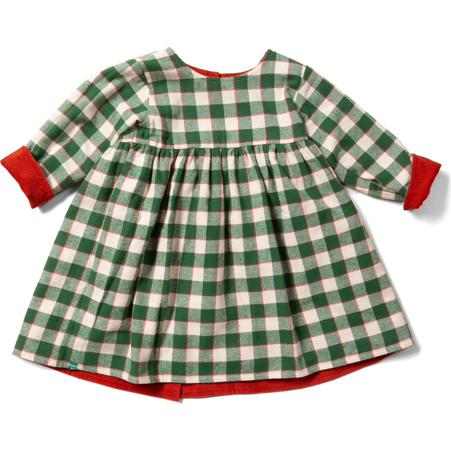 Day After Day Corduroy Reversible Long Sleeve Pockets Dress, Hazelnut - Dresses - 2