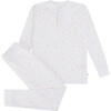 Star & Crown Print Pyjama in Pink - Pajamas - 1 - thumbnail