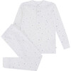 Star & Crown Print Pyjama in Blue - Pajamas - 3