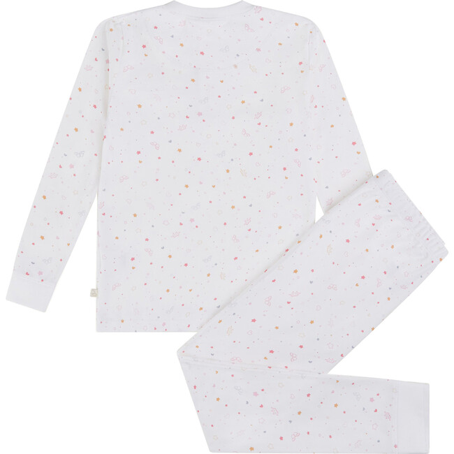 Star & Crown Print Pyjama in Pink - Pajamas - 3