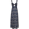 Macy Navy Palms dress - Dresses - 1 - thumbnail