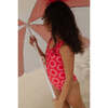 Verdant Paradise Ali Print One-Piece Swimsuit, Green - One Pieces - 1 - thumbnail