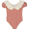Bella Ruffle Swimsuit Terracota - One Pieces - 2