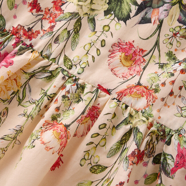 Harper Floral Print Long Sleeve Tiered Frill Skirt Maxi Dress, Multicolors - Dresses - 4