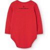 Baby Wasp Flock Bodysuit, Red - Bodysuits - 2