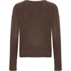 Women Cashmere Long Sleeve Button Down Knit Cardigan, Cappuccino Melange - Cardigans - 2
