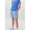 Boys Blade Shirt, Sky Blue - T-Shirts - 4