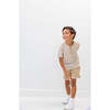 Boys Blade Shirt, Khaki Stripe - T-Shirts - 4