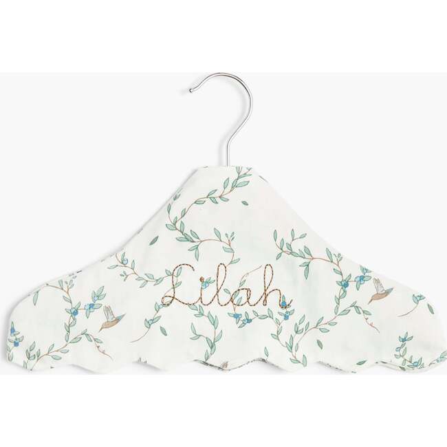 Kids Secret Garden Wooden Hanger, White