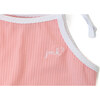 Custom Embroidered Retro Romper, Pink - Rompers - 2