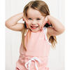 Custom Embroidered Retro Romper, Pink - Rompers - 3