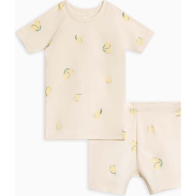 2-Piece Short Sleeve Jammie Set Lemon